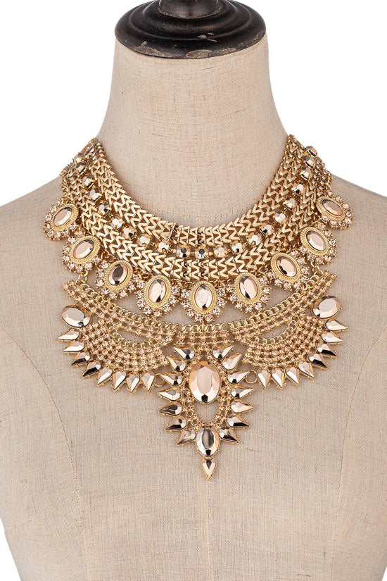 Load image into Gallery viewer, Metallic Gold Necklace - Born To Glam
 Born To Glam