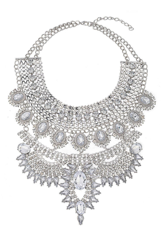 Load image into Gallery viewer, Jania Silver Necklace - Born To Glam
 Born To Glam