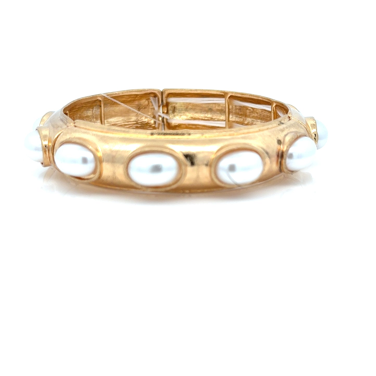 Harriette Pearl Stretch Bracelet - Born To Glam Born To Glam