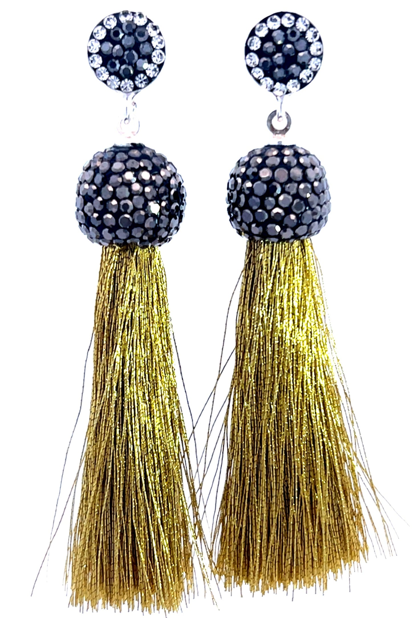 Vibrant 925 Sterling Silver Tassel Earring - Born To Glam Born To Glam