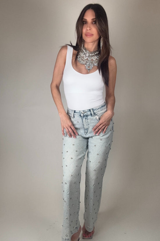 Load image into Gallery viewer, Niki Biki Clean Line Sweet Heart Tank - Born To Glam
 Born To Glam