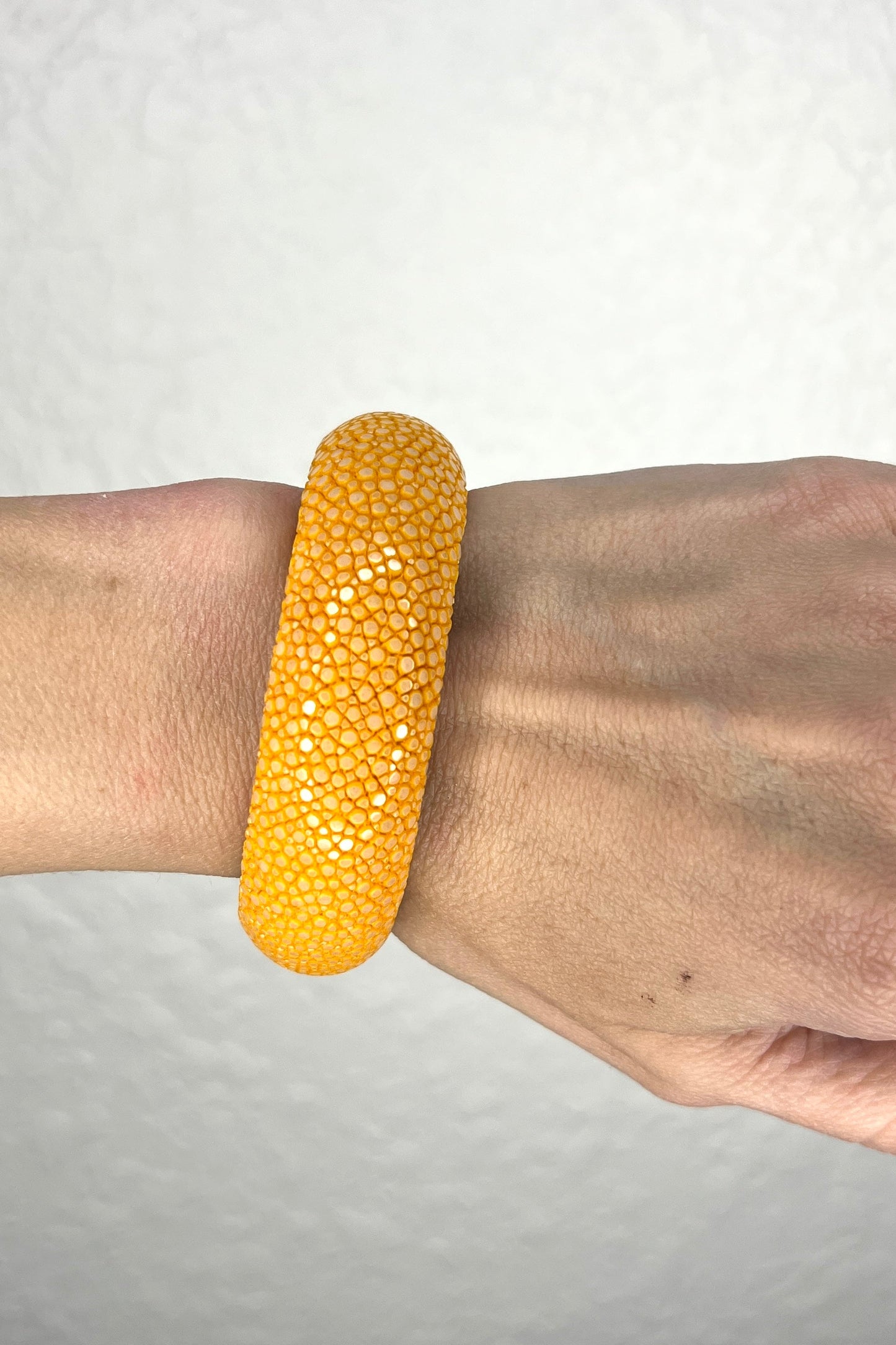 Yellow Shagreen Cuff - Born To Glam Born To Glam