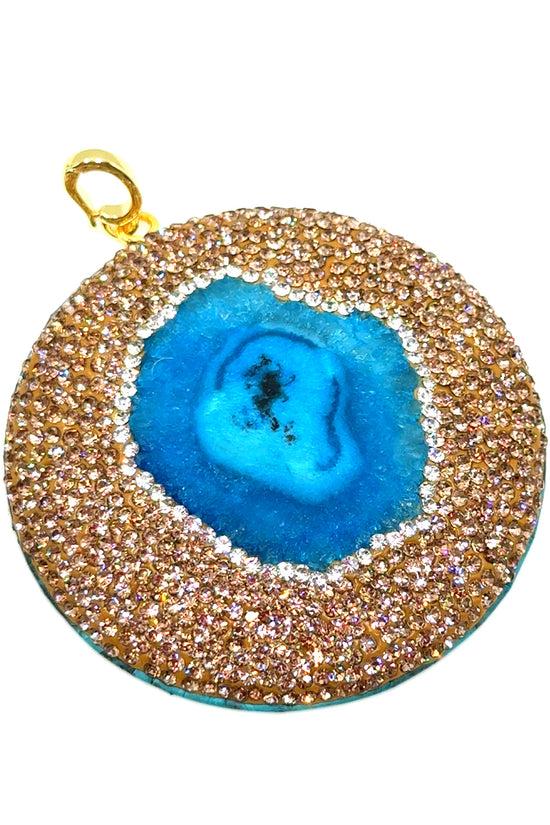 Clip on Gemstone Sterling Silver Pendant - Born To Glam Born To Glam