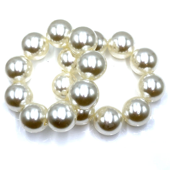 Faux Pearl Stretch Braclet - Born To Glam Born To Glam