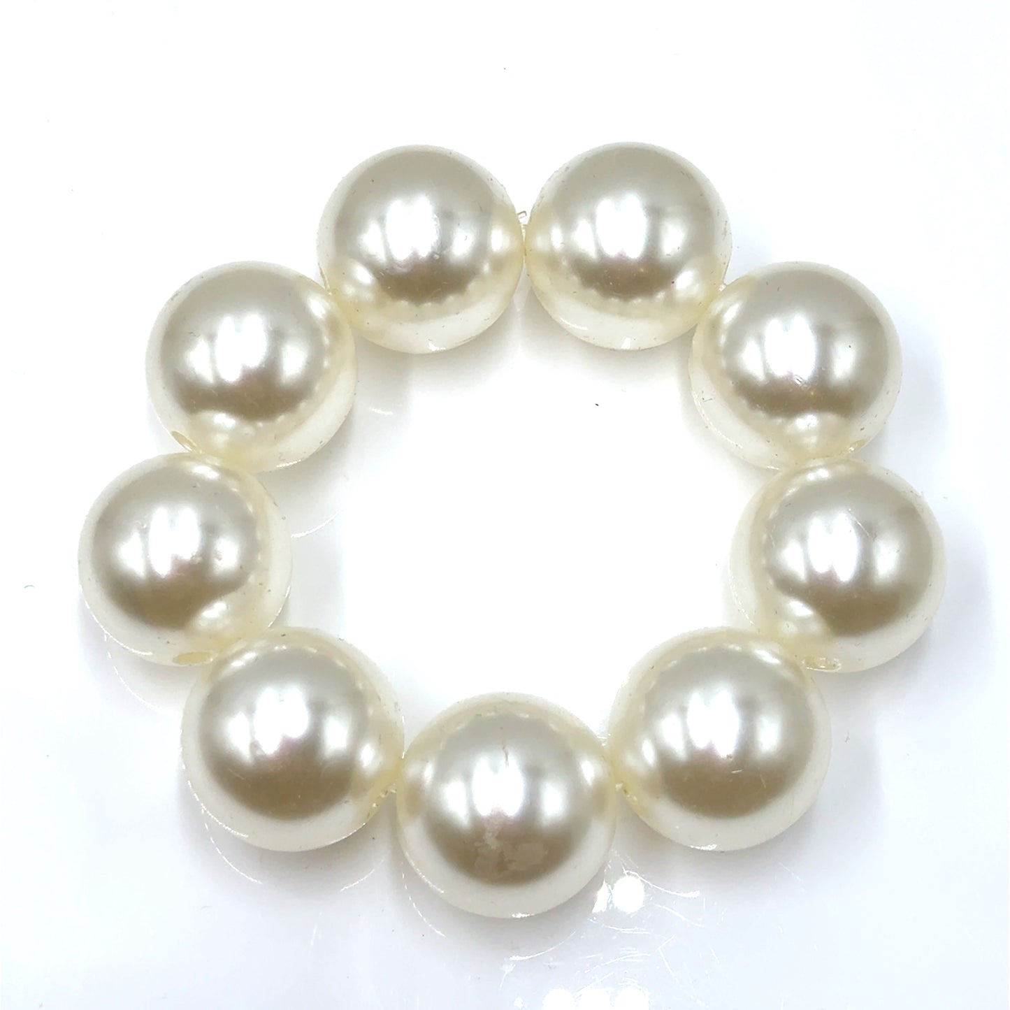 Faux Pearl Stretch Braclet - Born To Glam Born To Glam