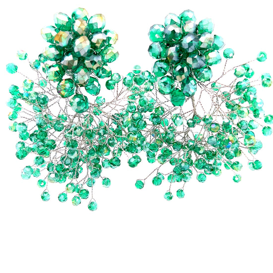 Load image into Gallery viewer, Crystal Sculpture Statement Clip On Earring - Born To Glam
 Born To Glam
