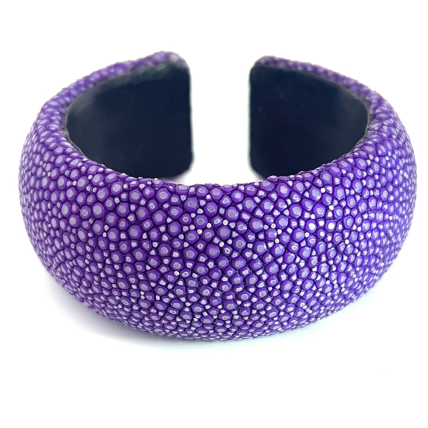 Purple Shagreen Cuff - Born To Glam Born To Glam