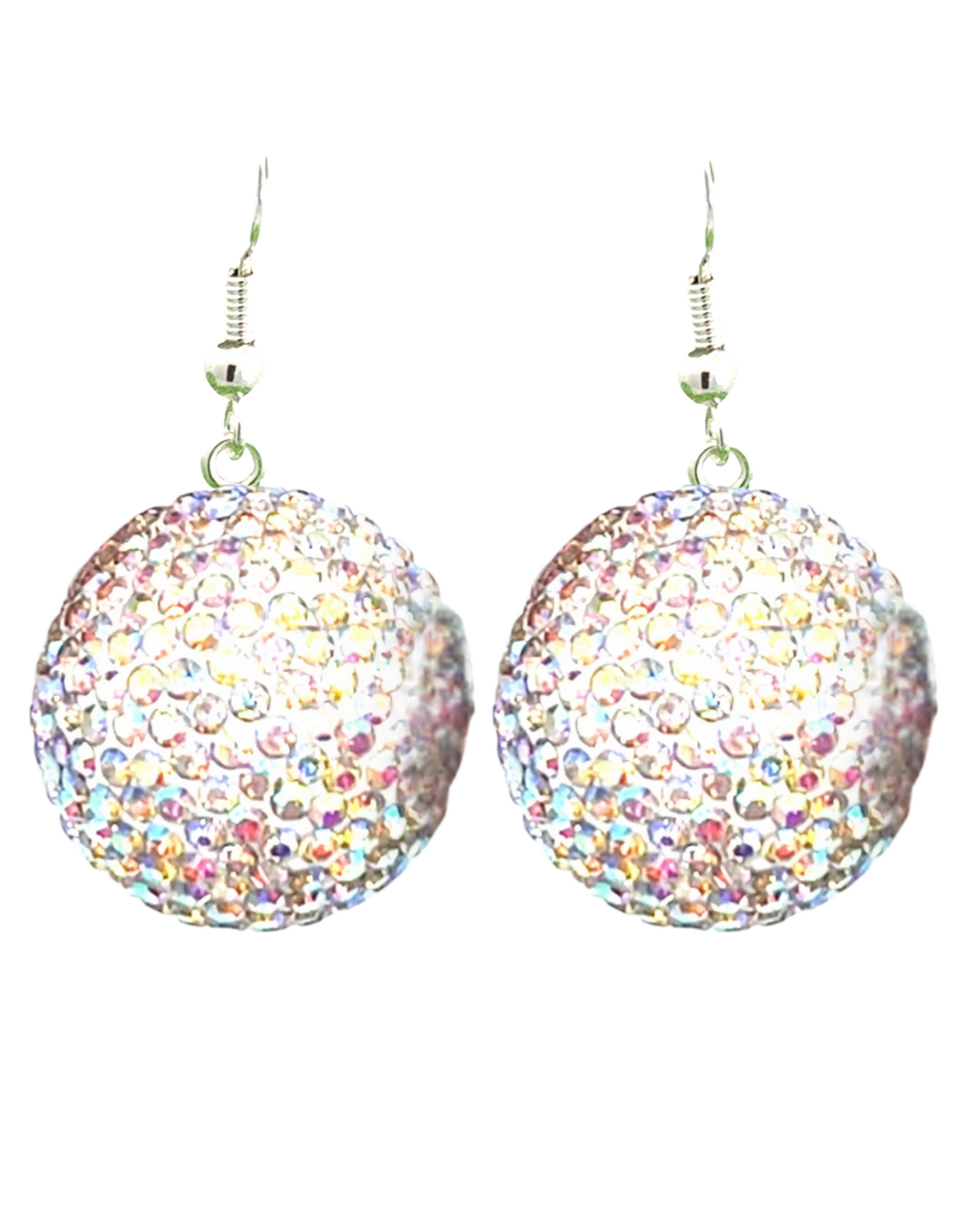 Crystal Sphere Statement Earrings - Born To Glam Born To Glam
