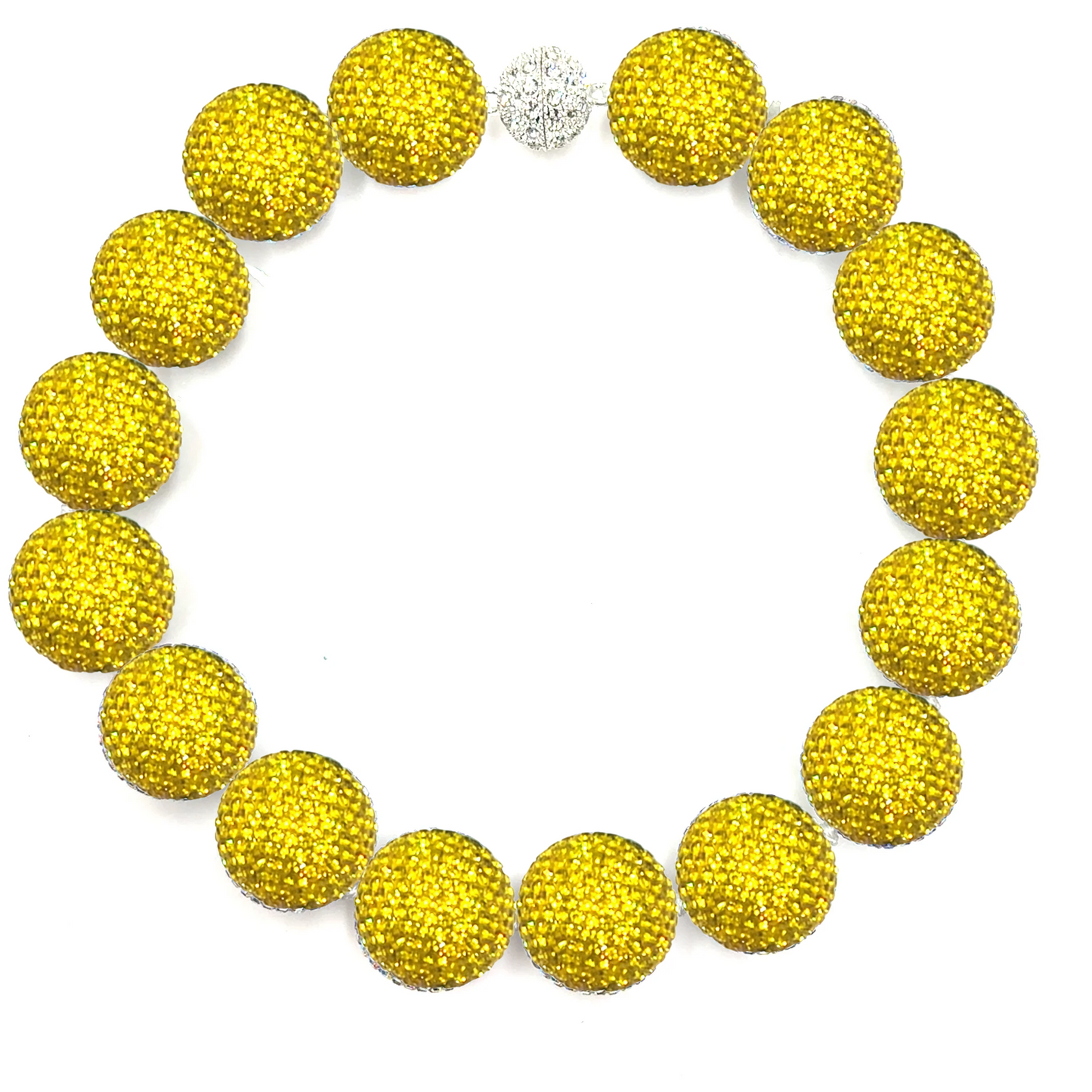 Crystal Sphere Statement Necklace - Born To Glam Born To Glam