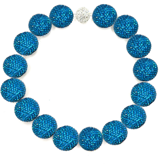 Crystal Sphere Statement Necklace - Born To Glam Born To Glam