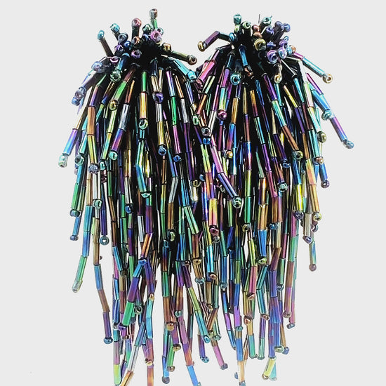 Load and play video in Gallery viewer, Waterfall Crystal Statement Clip On Earrings
 Born To Glam